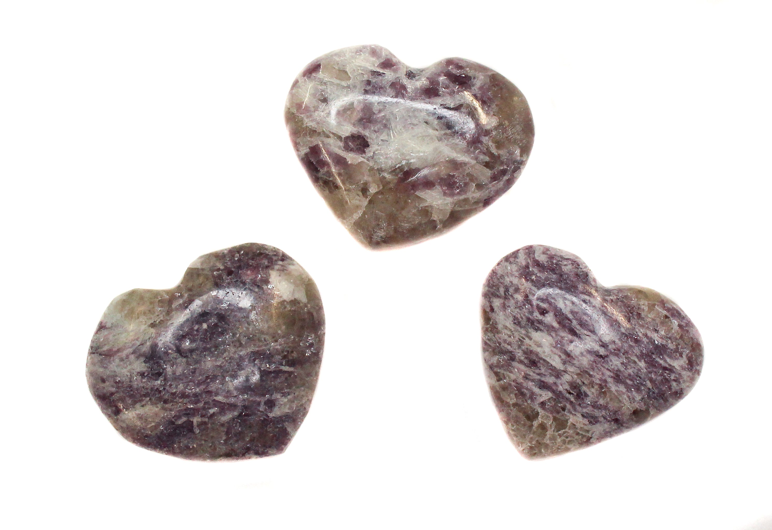 Lepidolite Heart $15